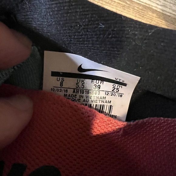 Womens Nike Odyssey React Flyknit 2 Ember Jade‎ Running Shoes Sneakers Size 8 M - Picture 6 of 6